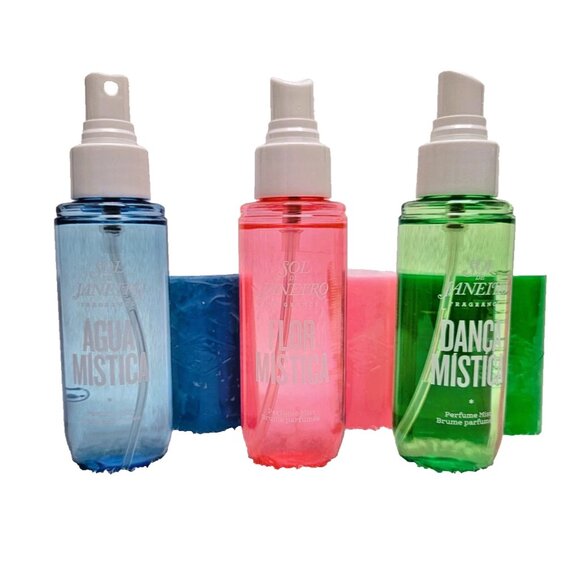 Sol de Janeiro Flor Agua Danca MISTICA Fragrance Mist LIMITED EDITION Set of 3 - Picture 2 of 2